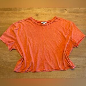 Women's Orange Crop Top